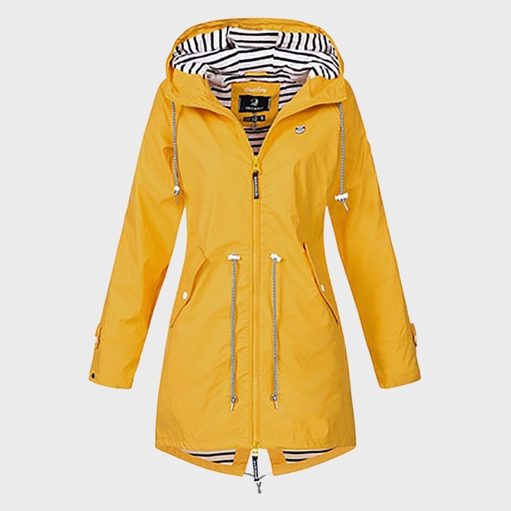 EB | Trendy Lange Regenjacke für Damen Carina