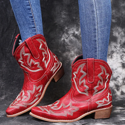 Elegante Bestickte Stiefel für Damen EB