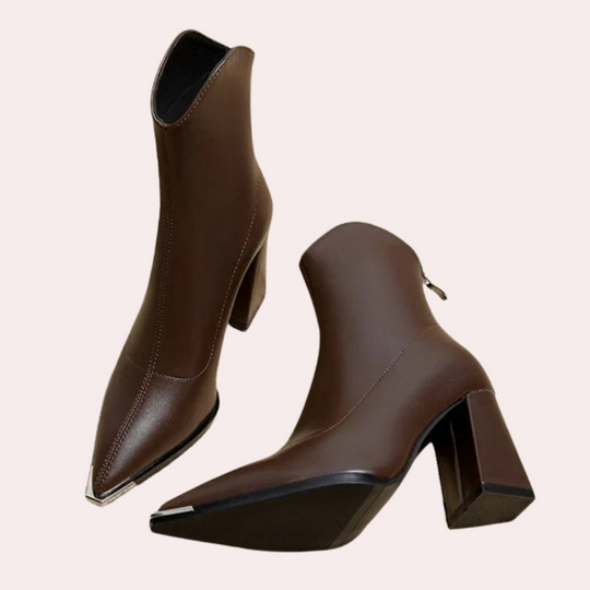 Modische Blockabsatz-Stiefel für Damen EB