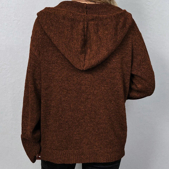 EB | Kapuzencardigan mit Kordelzug