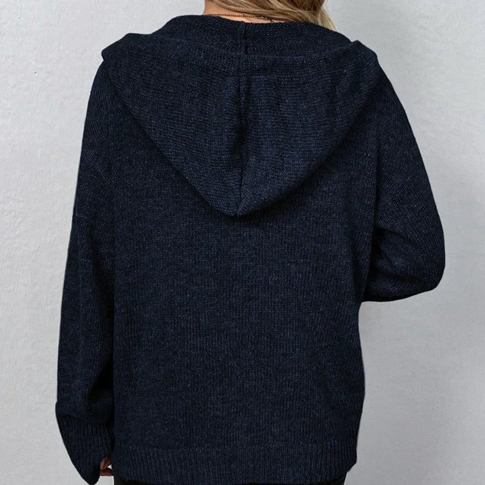 EB | Kapuzencardigan mit Kordelzug