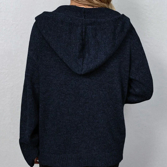 EB | Kapuzencardigan mit Kordelzug