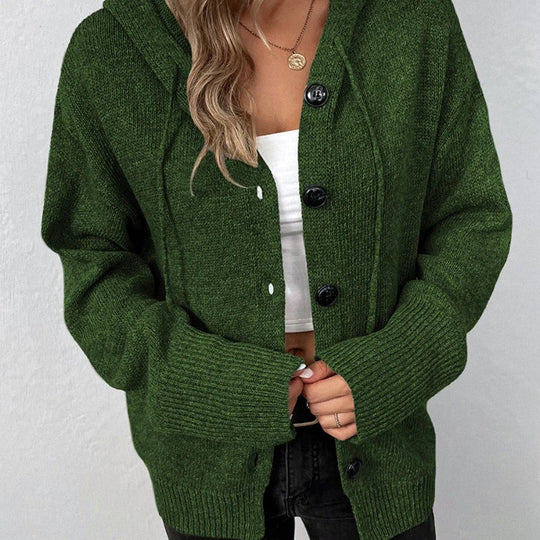 EB | Kapuzencardigan mit Kordelzug