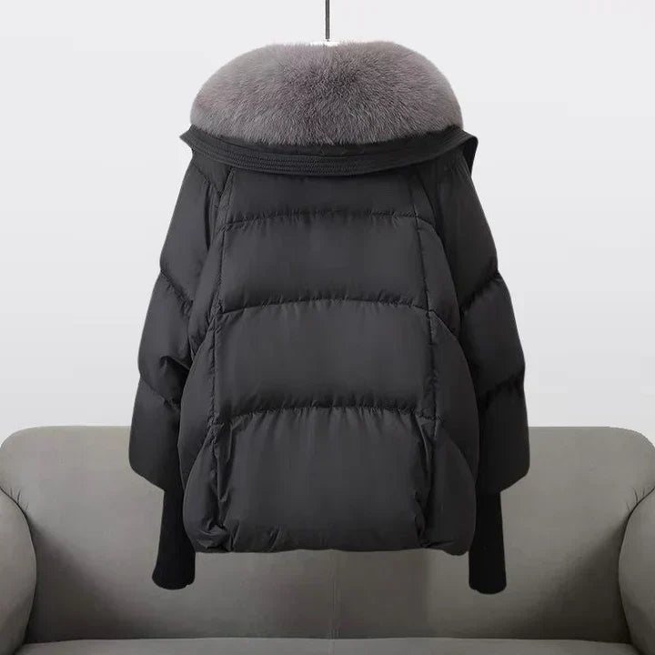 EB | Pufferjacke mit Kunstpelzkragen