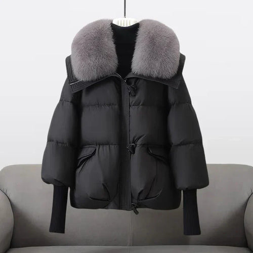 EB | Pufferjacke mit Kunstpelzkragen