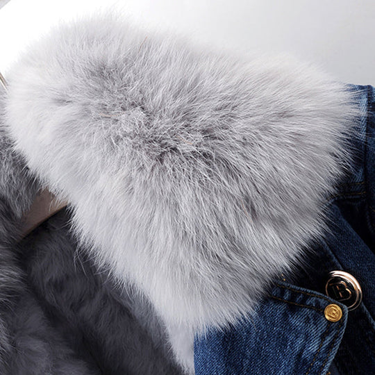 EB | Luxuriöser Denim-Mantel