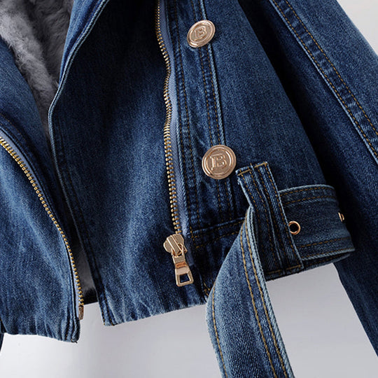EB | Luxuriöser Denim-Mantel