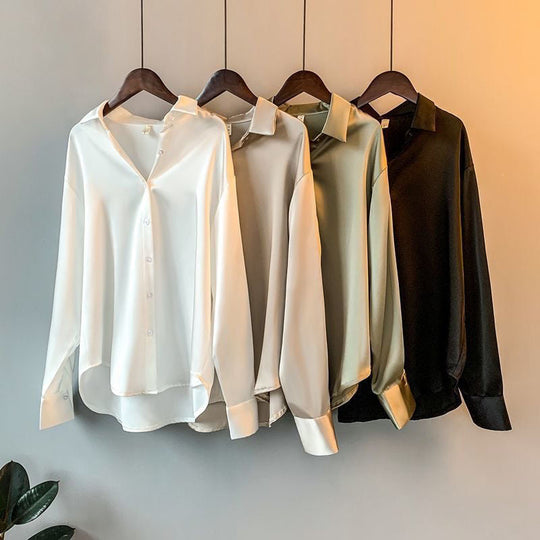 EB | Damen Bluse Aus Seide