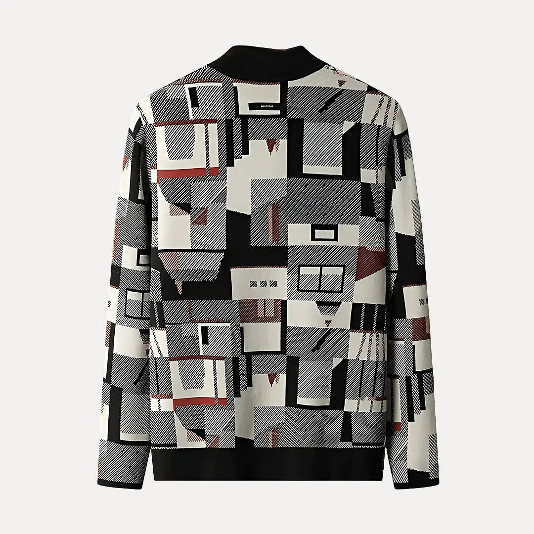 EB | Patchwork Strickjacke