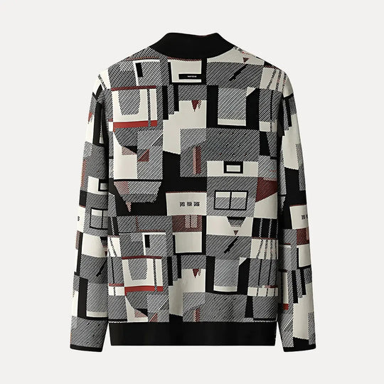 EB | Patchwork Strickjacke