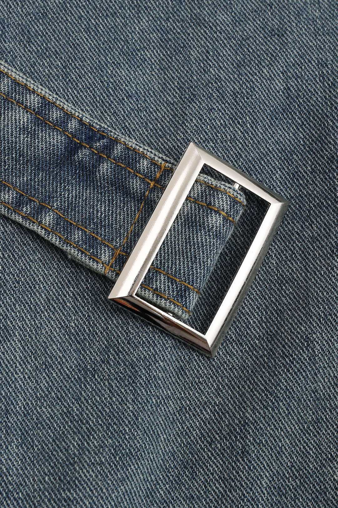 EB | Cropped Wickeljacke Aus Denim Modern und Feminin