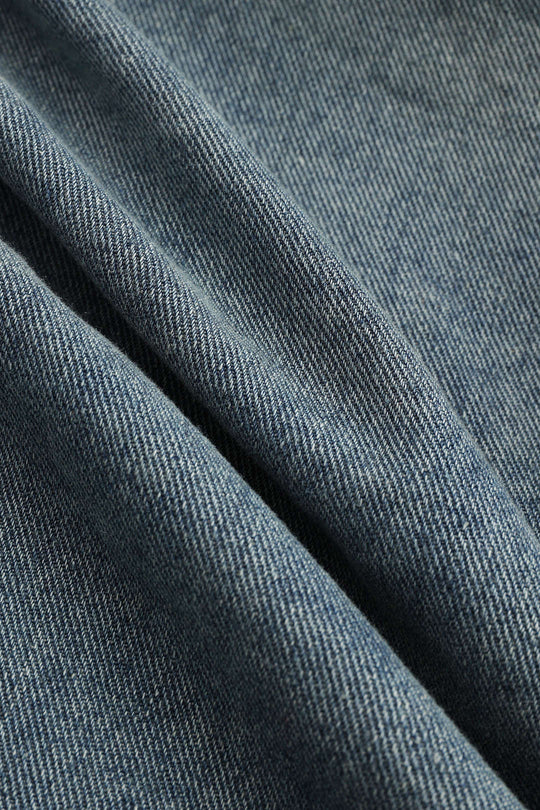 EB | Cropped Wickeljacke Aus Denim Modern und Feminin