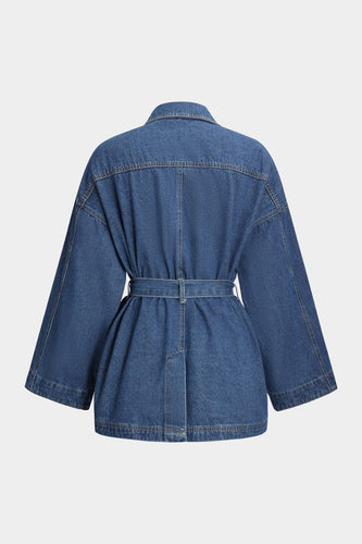 EB | Taillierte Denim Jacke Modern und Vielseitig