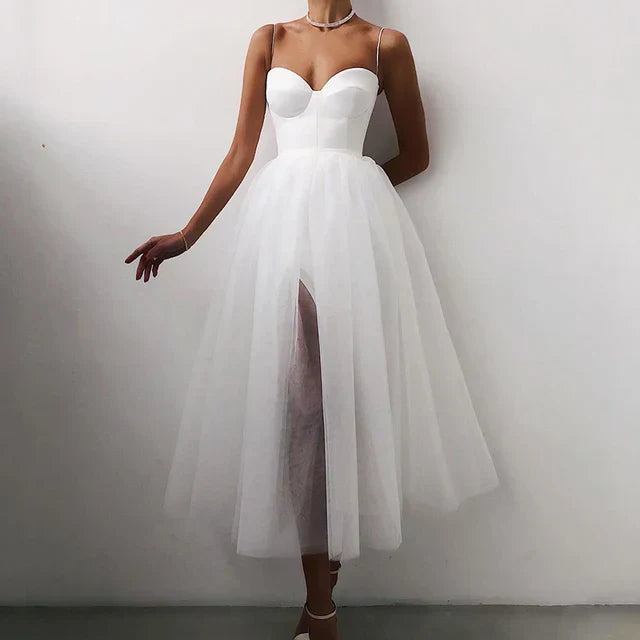 EB | Elegantes Tüll-Korsett-Abendkleid für Damen
