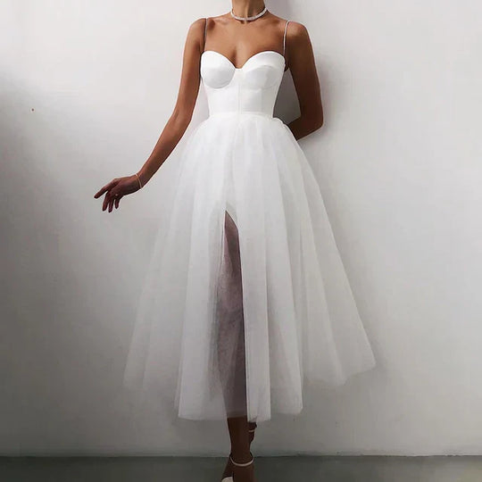 EB | Elegantes Tüll Korsett Abendkleid für Damen