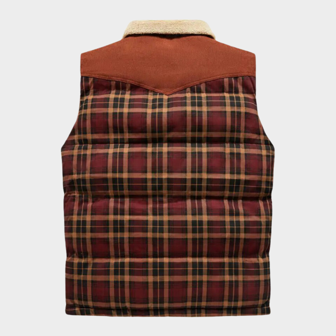 EB | Klassisch kariertes Herren Bodywarmer