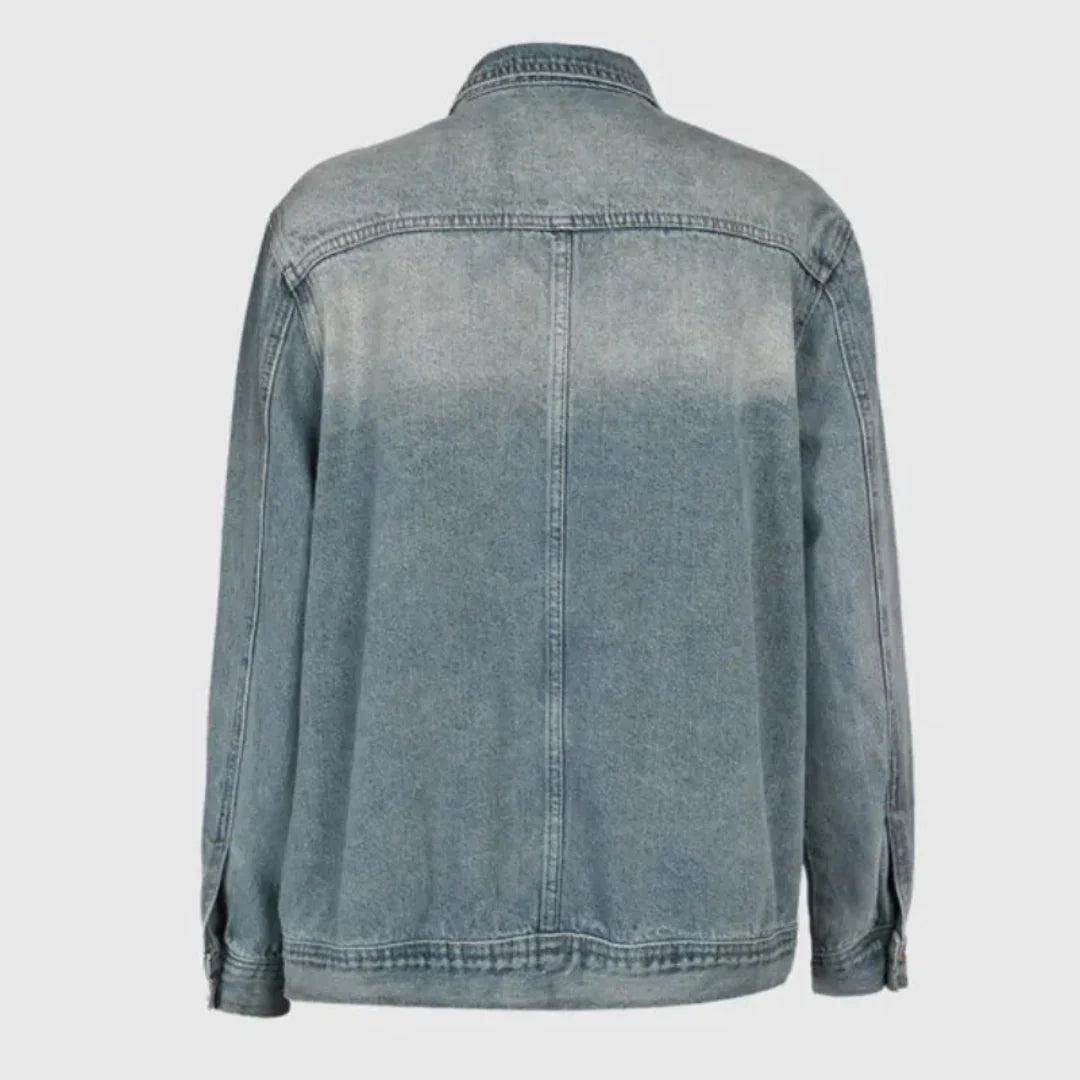 EB | Asymmetrische Jeansjacke