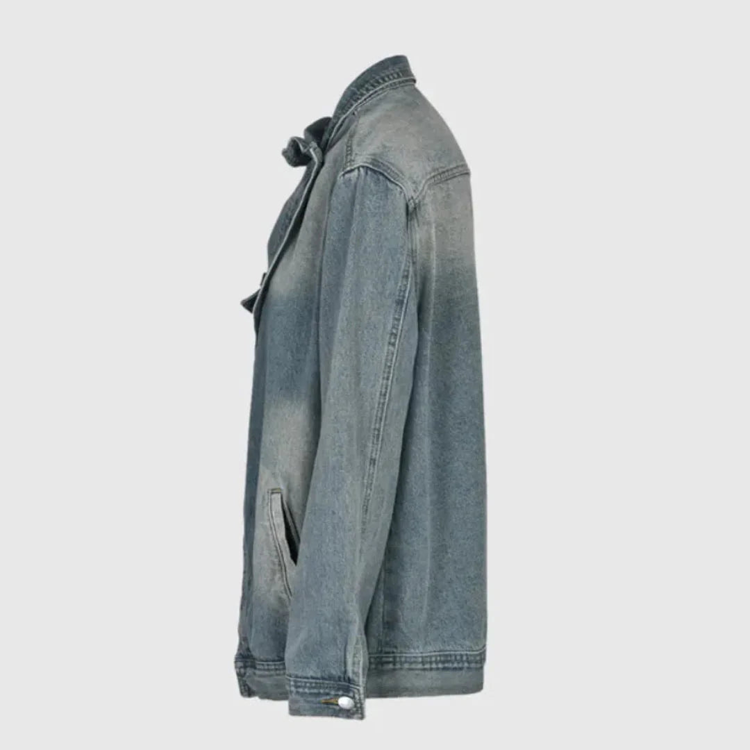 EB | Asymmetrische Jeansjacke