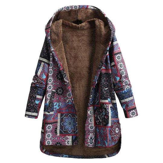 EB | Kapuzenjacke mit Blumenmuster