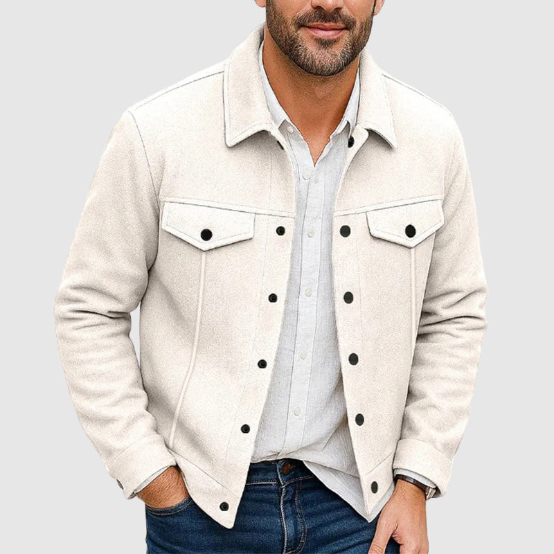 EB | Look Button-Up Kunstlederjacke