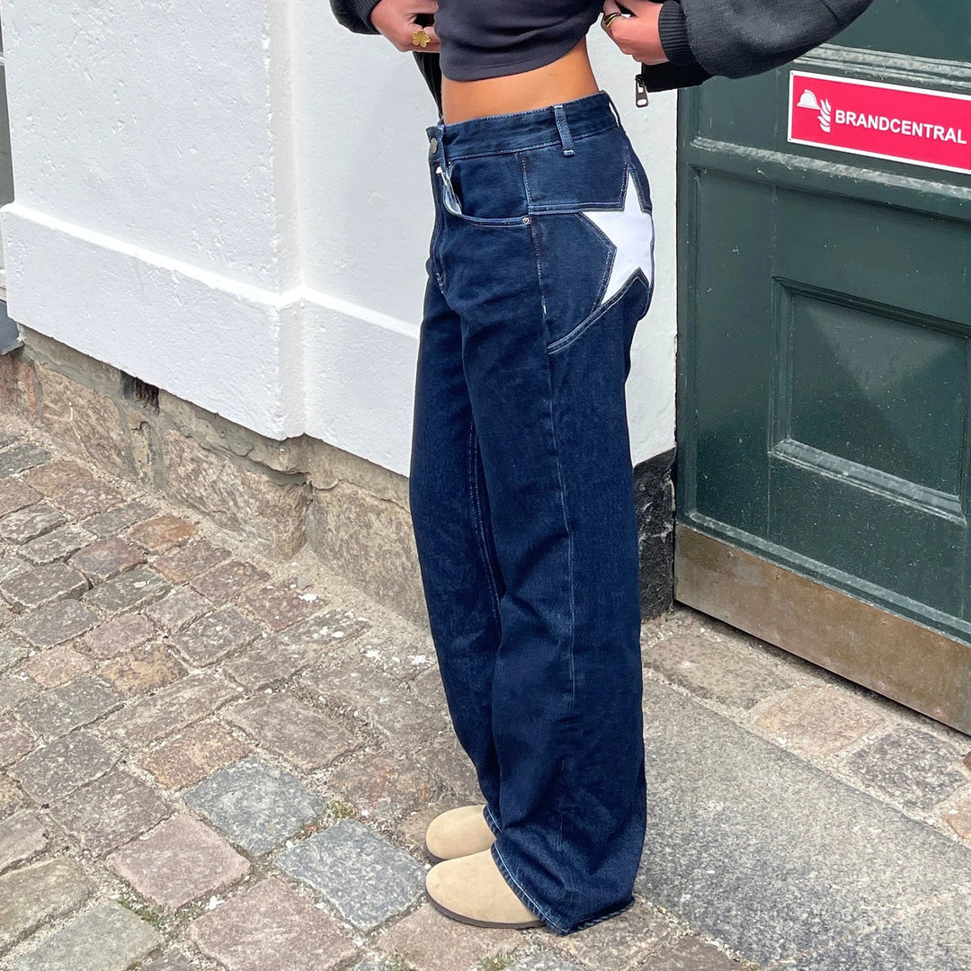 EB | Damen Jeans mit Sternmuster