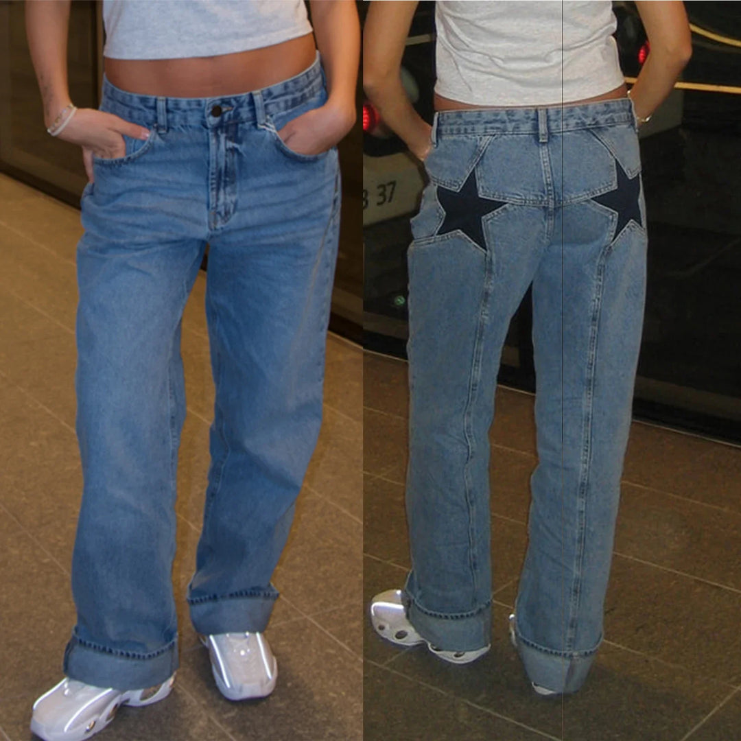 EB | Damen Jeans mit Sternmuster