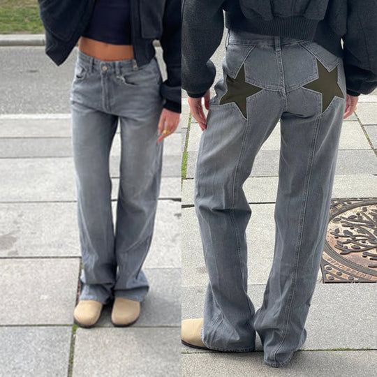 EB | Damen Jeans mit Sternmuster