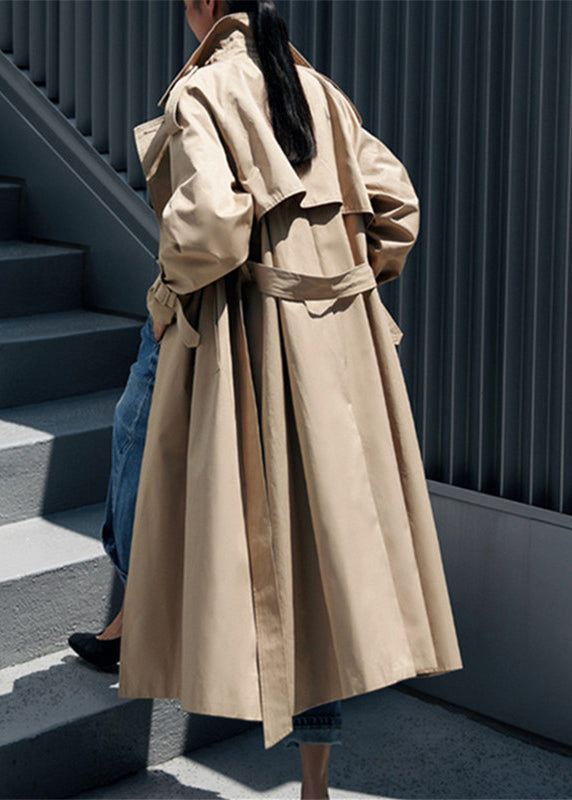 EB | Damen Trenchcoat mit breitem Kragen und Taschen