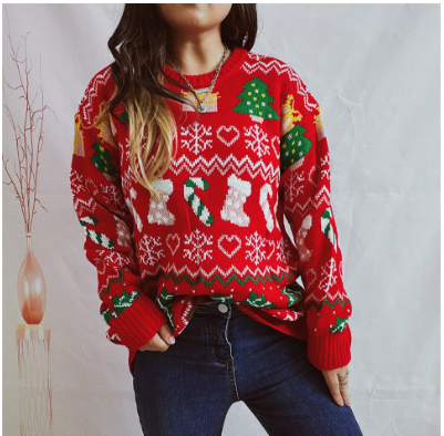 EB | Christmas Pullover Damen Strickfehler Weihnachts-Pullover