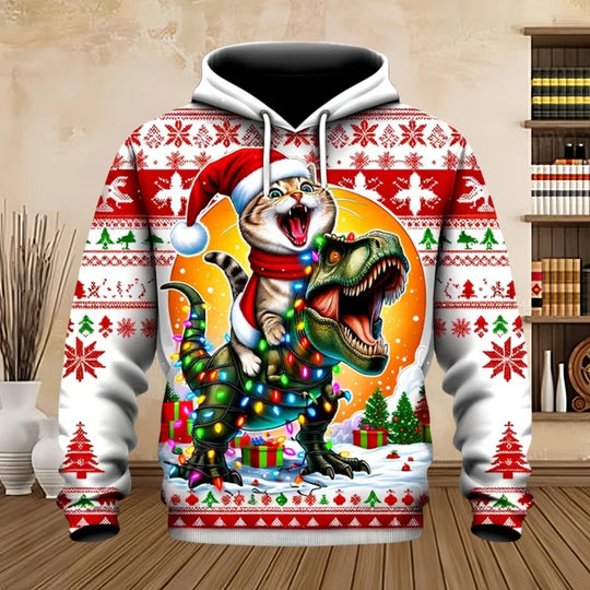 EB | Weihnachtspullover mit Druck - Bequemes & stilvolles Sweatshirt für die Feiertage