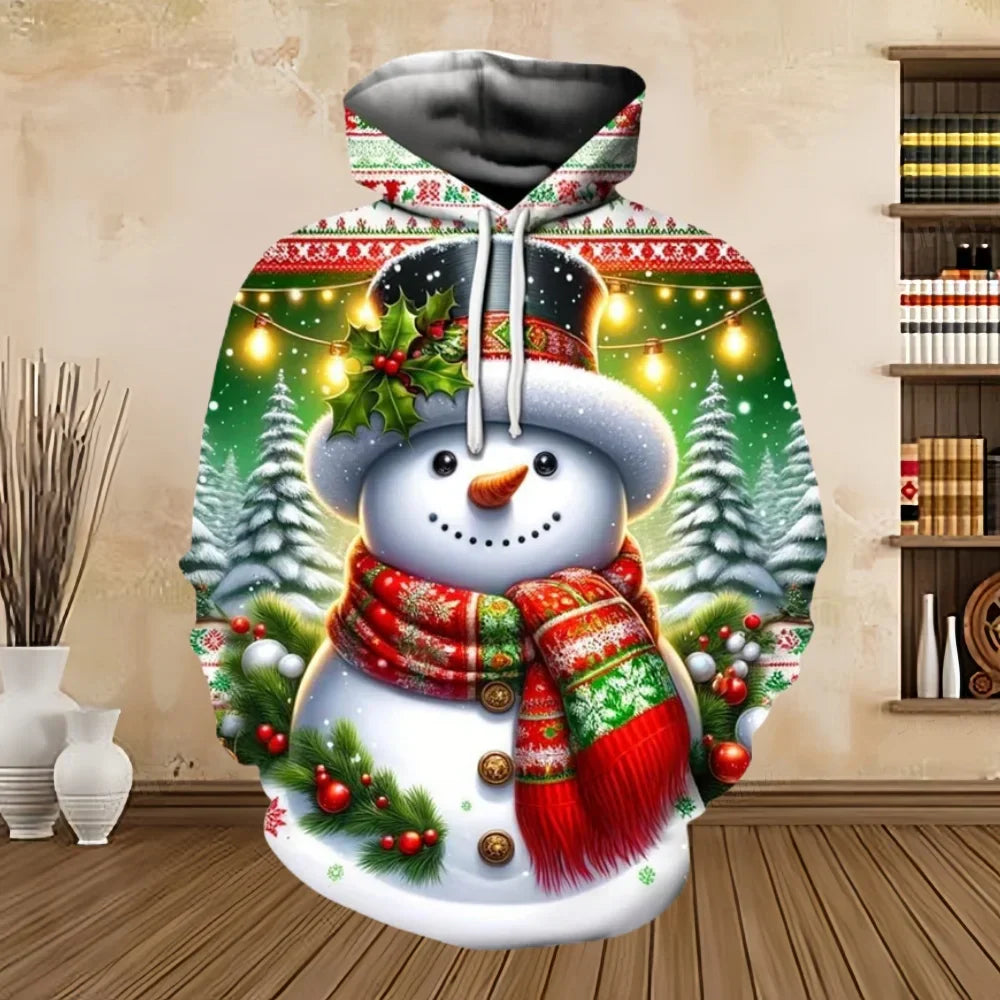 EB | Weihnachtspullover mit Druck - Bequemes & stilvolles Sweatshirt für die Feiertage