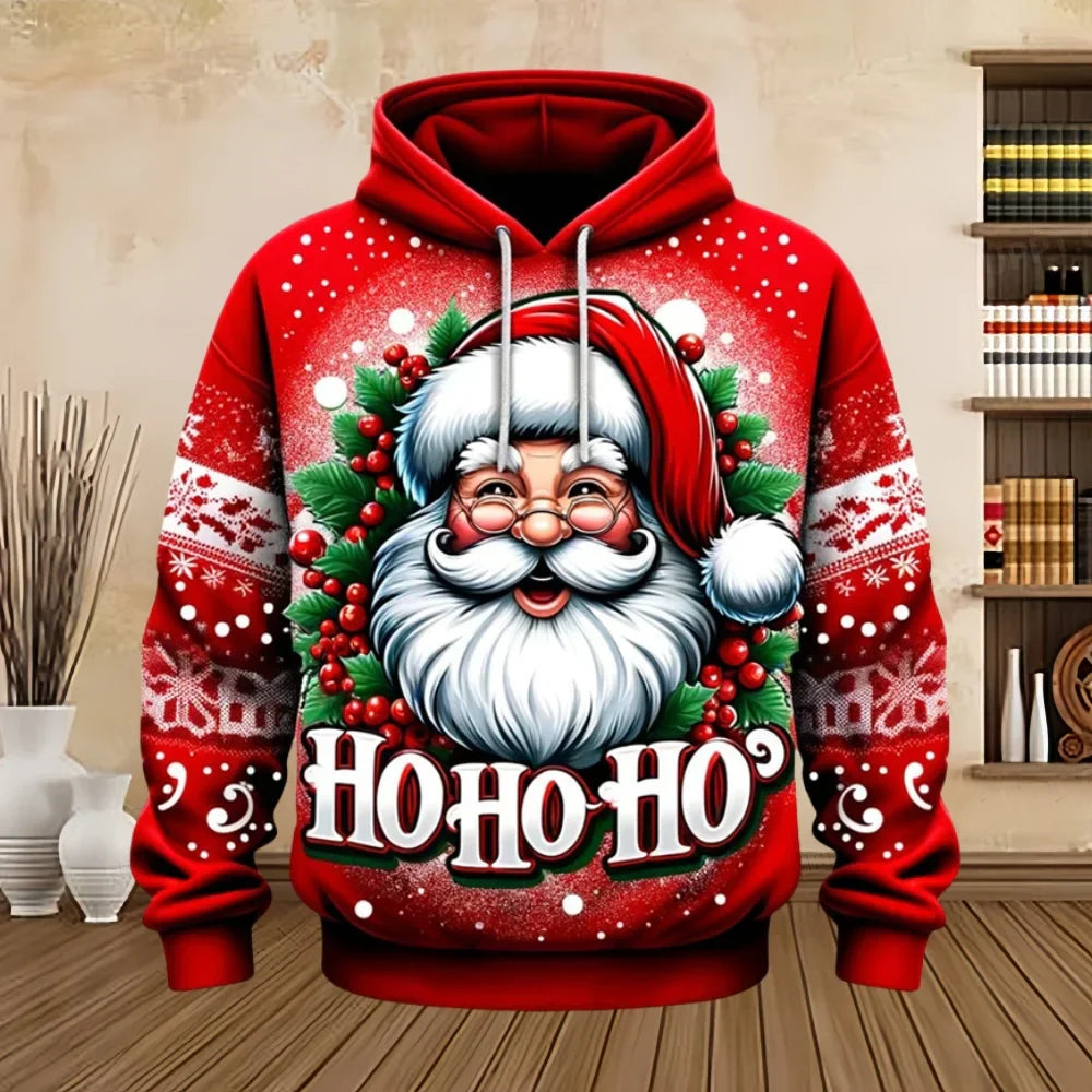 EB | Weihnachtspullover mit Druck - Bequemes & stilvolles Sweatshirt für die Feiertage