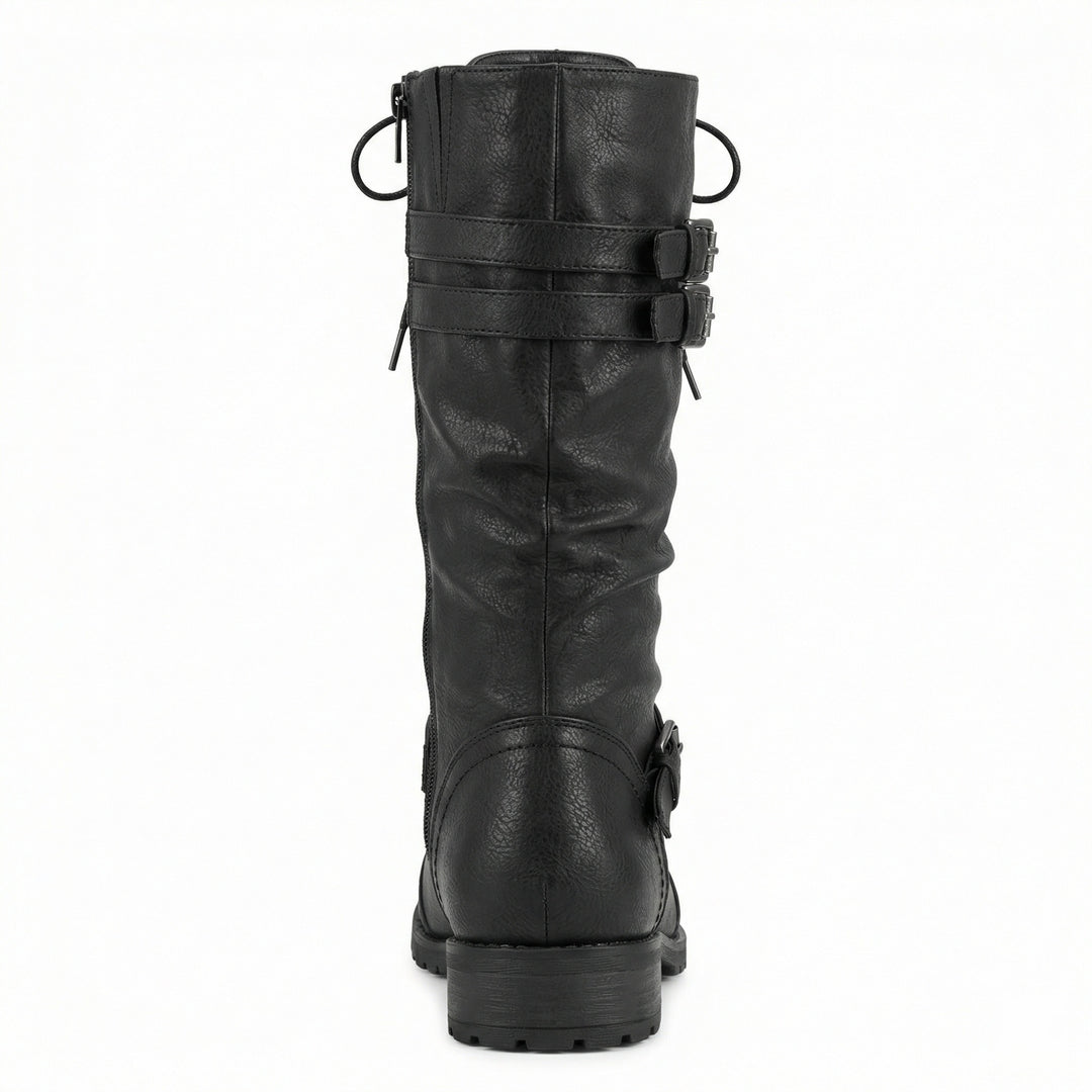 EB | Retro-Schnürstiefel mit Schnalle