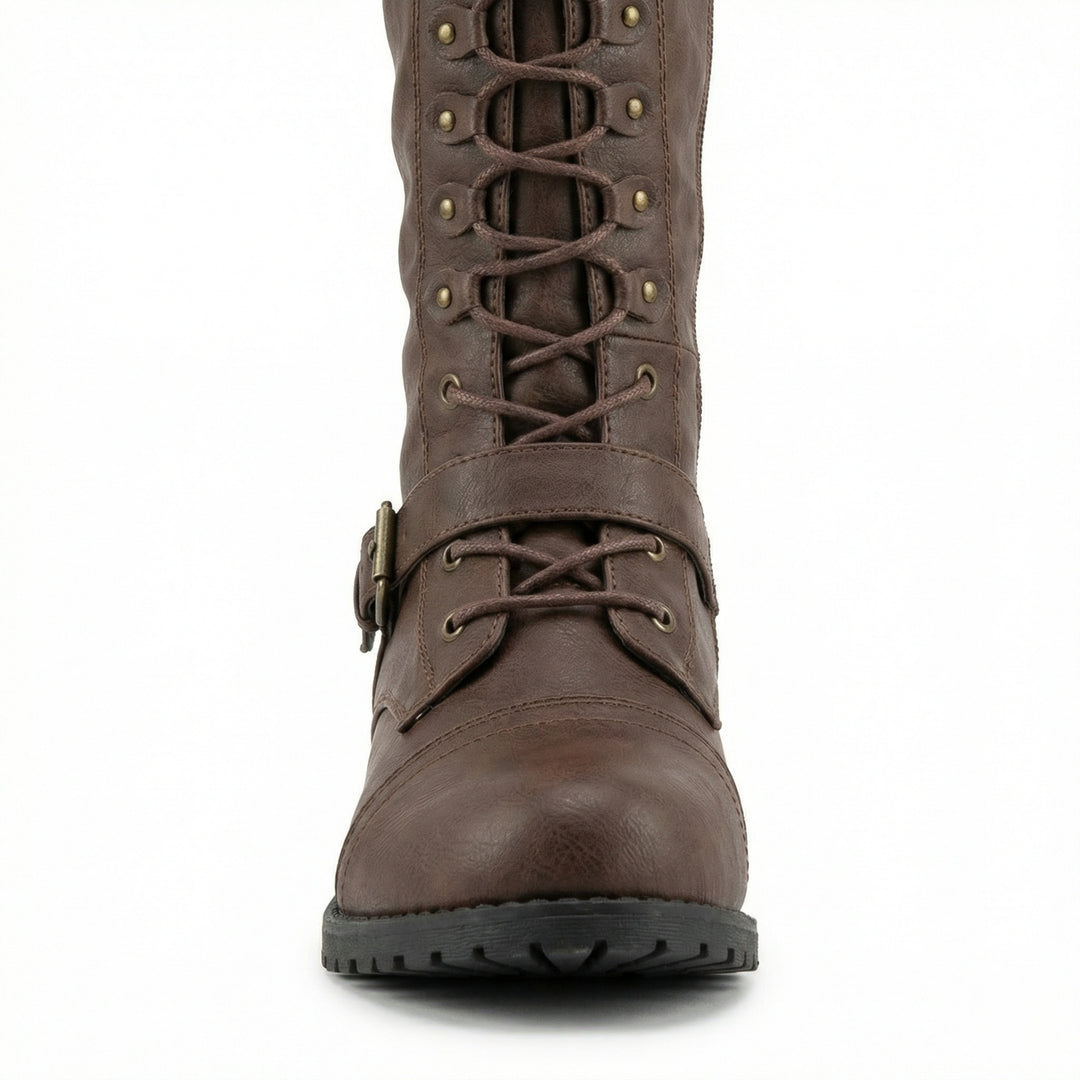 EB | Retro-Schnürstiefel mit Schnalle