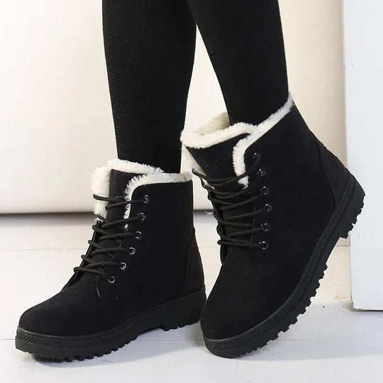 EB | Damen Winter Schnee Kurz Stiefeletten