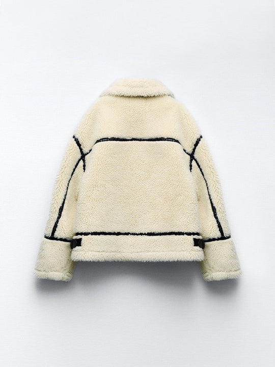 EB | Stilische Sherpa-Jacke für Warme Wintertage