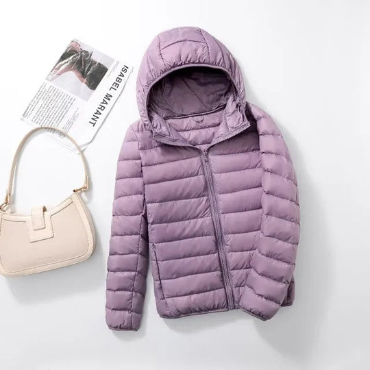 EB | Klassischer Down-Winterparka für Frauen Perfekt für Outdoor-Aktivitäten