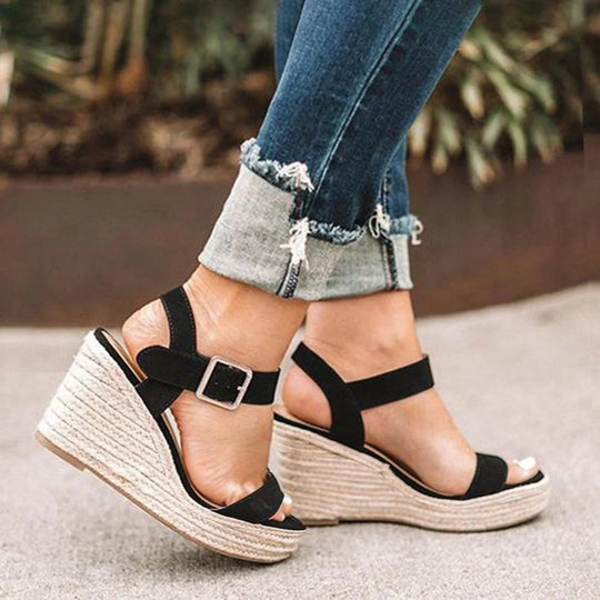 EB | bequeme keilschuhe mit keilabsatz