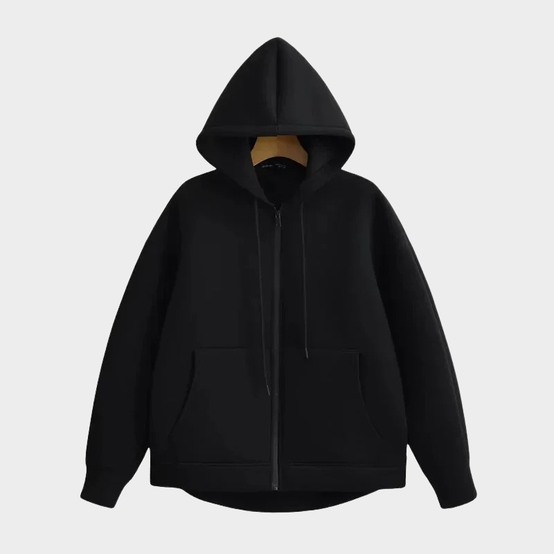 EB | Basic-Kapuzenjacke Aus Baumwolle