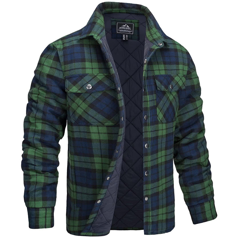 EB | Herren Holzfällerjacke im karierten Design