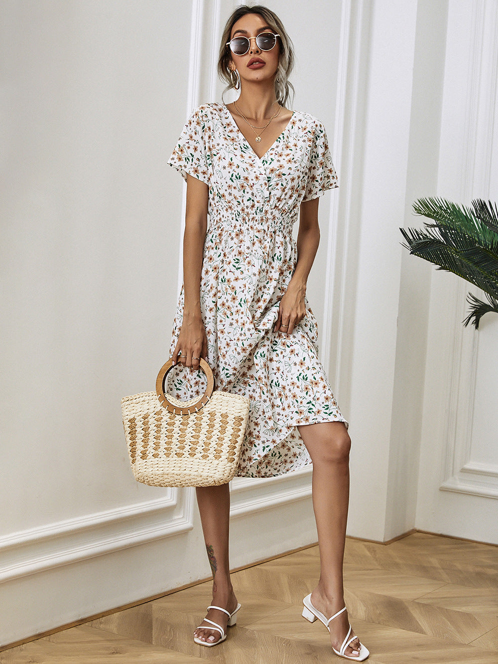 EB | Floral Elegante Sommerkleider Damen