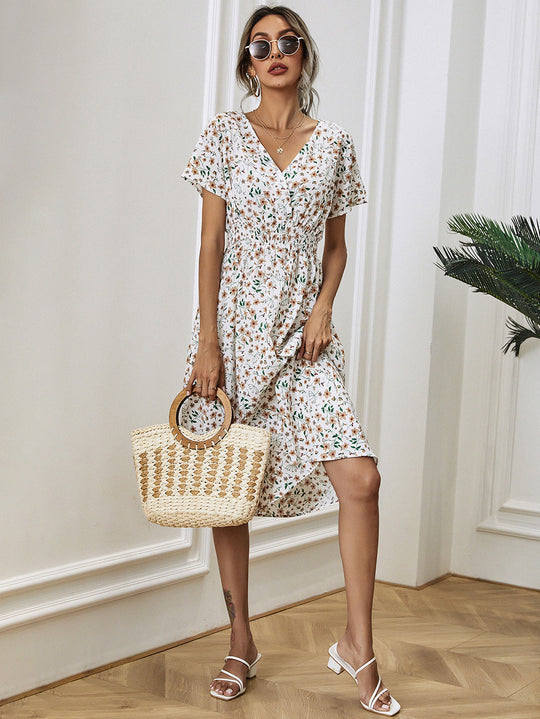 EB | Floral Elegante Sommerkleider Damen