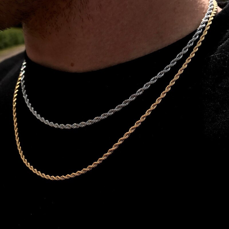 EB Stilvolle Herren-Halskette mit Kette