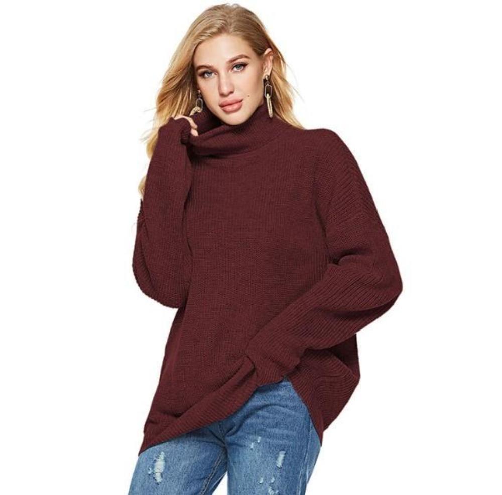 EB | Rollkragenpullover Weicher Strick Lässiger Komfort