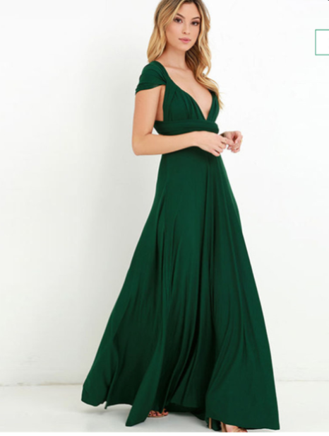Damen Multiway Wickelkleid mit 50+ Tragevarianten & Elastischem Stoff | EB