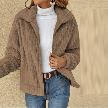 EB | Gerippte Jacke Schick Moderner Stil Ideal für den Winter