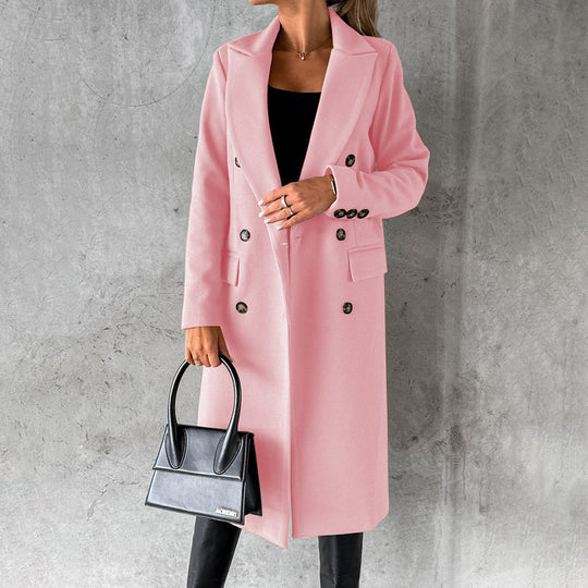 EB | Elegante Doppeltbrustjacke Polyester-mischung Perfekt für Jeden Anlass
