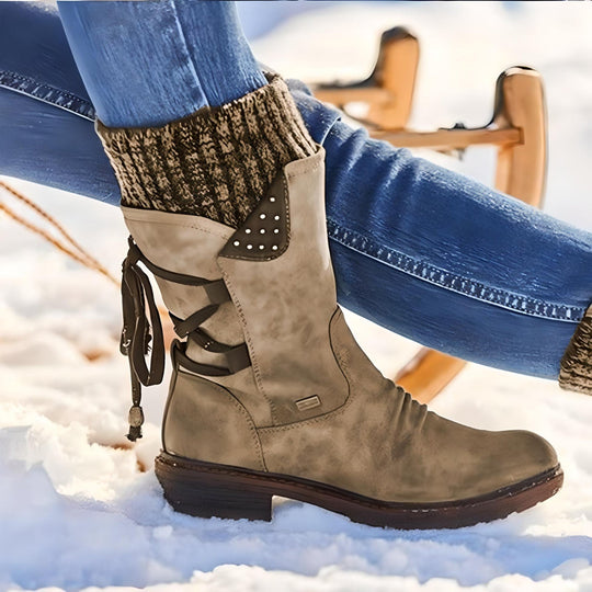 EB | Winterschuhe Schneestiefel mit Schnürsenkel