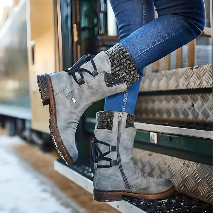 EB | Elegante Leder Stiefeletten