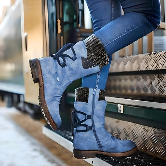 EB | Winterschuhe Schneestiefel mit Schnürsenkel